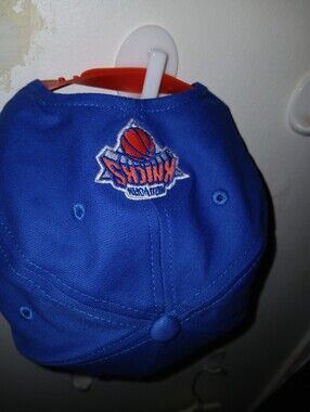Mitchell & Ness Blue and Orange New York Knicks Snapback